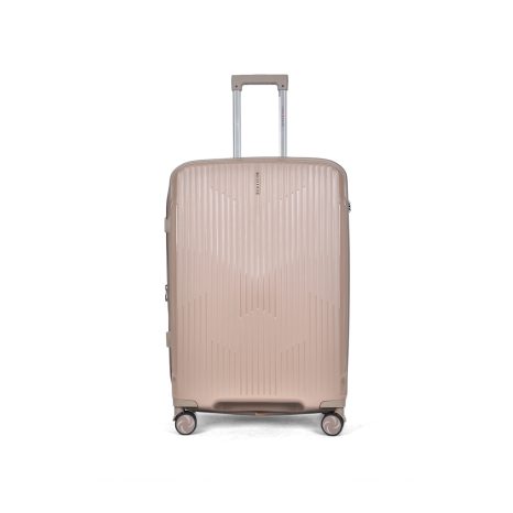 Finch - Medium Suitcase in Beige Grey