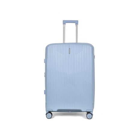 Finch - Medium Suitcase in Grey Blue