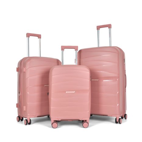 Flamingo - Suitcase Set in Rose Gold
