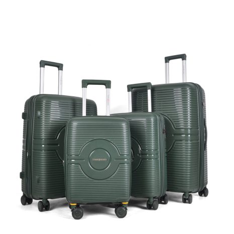 Owl - Suitcase Set in Blackish Green