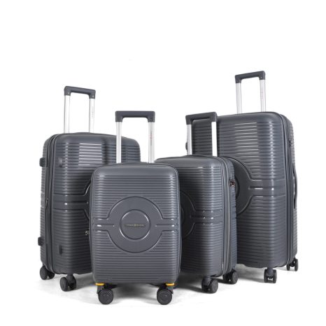 Owl - Suitcase Set in Dark Grey