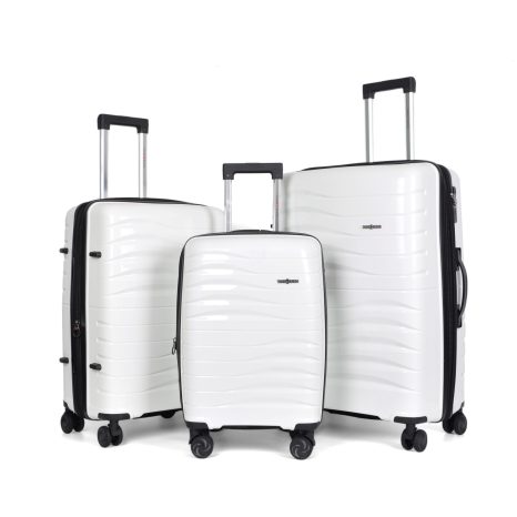 Swallow - Suitcase Set in White
